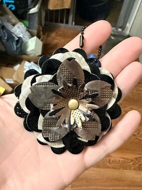 Handmade Floral Bag Charm